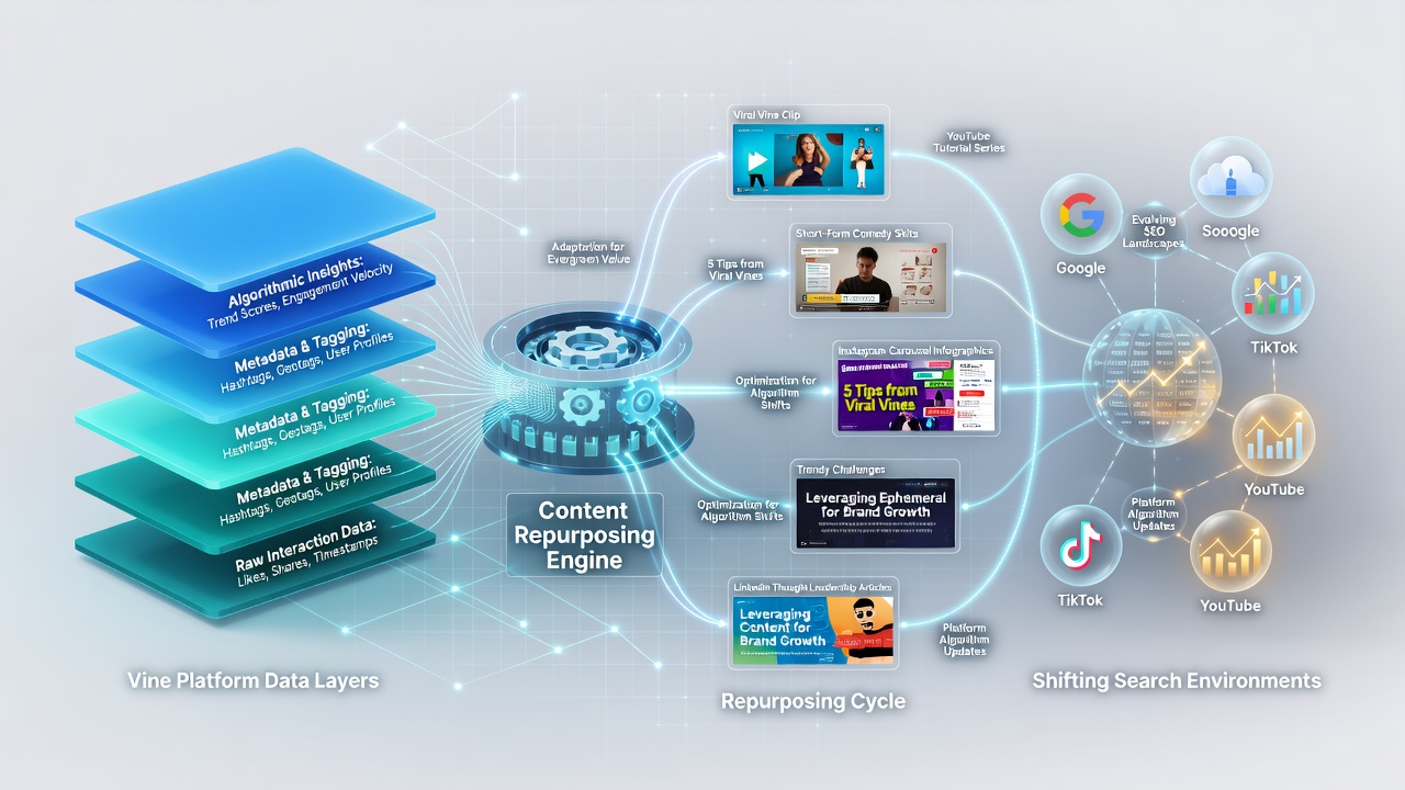 Unpacking How Vine Platform Data Layers Influence Long-Term Content Repurposing Cycles in Shifting Search Environments